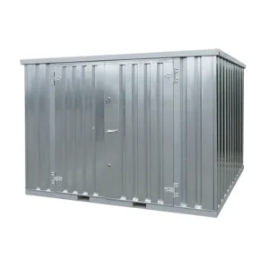 Lagercontainer 4 x 2 Meter – mit Doppeltür an der Längsseite