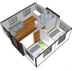 Mobiler Container - Tiny House mit zwei Schlafzimmern und Küche, Modell 2024 – Bild 15