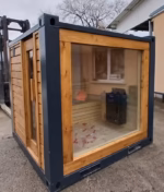 Container Sauna Seecontainer Dampfbad Schwitzbad – Bild 7