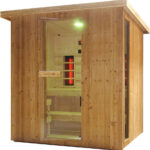 Sanotechnik Lahti Outdoor Kombination Sauna und Infrarotkabine (F30200)