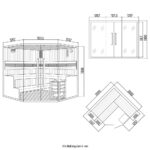 Sauna Traditionelle Sauna SHADOW - XL BIG – Bild 7