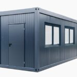 Bürocontainer WBC8 – 20 Fuß, extra breit, Fenster+Heizung