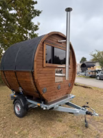 Mobile Sauna sofort verfügbar Thermoholz Harvia – Bild 2