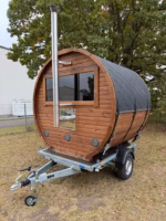 Mobile Sauna sofort verfügbar Thermoholz Harvia – Bild 6
