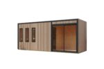 Gartensauna mit Vorraum und Terrasse – Bild 3