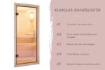 Fasssauna 5 Personen mit Vorraum – Bild 7