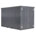 20 fuß container Doppeltür kurze Seite Anthrazit RAL 7016