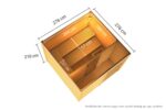 Saunahaus Cuben mit Vorraum – Bild 3