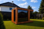 ARIES Cube Oasis 350 – Ihr Garten-Spa mit Terrasse & Regendusche – Bild 3