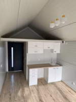 Tiny Haus/Tiny House Mobilheim Wohncontainer, SOFORT LIEFERBAR Wohnwagen ganzjährig 6,10m x 3m x 3,17m – Bild 6