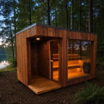 Sauna Cube mit Dusche extrem hochwertig