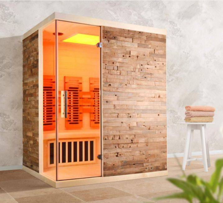 y1 Unique-Dream Infrarotkabine für 3 Personen 163 x 130 x 195cm – Bild 1