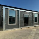 Sun Container Bürocontainer | Wohncontainer | Baucontainer | Modell Grau | 240cmx600cm