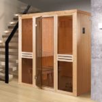 Weka Elementsauna Kaarina 2 GT für 2 Personen Außenmaß (Breite x Tiefe): 177 x 194 cm Fronteinstieg Sehr gut für Nischen geeignet Wandelemente aus naturbelassenem Fichtenholz Premium-Ganzglastür aus 8 mm starkem Sicherheitsglas in Graphit-Optik, rechts oder links anschlagbar Höhe 199 cm Mindestraumhöhe 210 cm Inkl. Ofenschutz, Bodenmatte, 2 Liegen 55 cm tief, 2 Fußhocker, 2 Kopfstützen Tipp: Unter folgendem Link finden Sie unseren Kaufberater, der Ihnen erklärt, welches Zubehör für Ihren Saunakauf erforderlich ist und welches Zubehör Sie optional wählen können, um ein optimales Saunaerlebnis zu erhalten. Mit unseren ausführlichen Sauna-Montagevideos (siehe Sauna Aufbau Videos) gelingt Ihnen der Aufbau garantiert! Unser Profi-Monteur erklärt jeden einzelnen Arbeitsschritt, sodass keine Fragen offen bleiben. Die Videos zeigen den beispielhaften Aufbau einer Massivholzsauna (am Beispiel einer Karibu Sauna Mia) sowie den Aufbau einer Elementsauna (am Beispiel einer Weka Sauna Sara). Der Aufbau ist bei jeder Sauna nahezu identisch. Auch der Anschluss von Ofen und Steuergerät werden von unserem Profi-Monteur in einem Video erläutert (am Beispiel eines Karibu Bio Kombiofens).  Außenmaß (Breite x Tiefe)	177 x 194 cm Innenmaß (Breite x Tiefe)	162 x 179 cm Höhe 	199 cm Mindestraumhöhe	210 cm Wandstärke	68 mm Material	Ausgesuchtes nordisches Holz Ausführung	Naturbelassen Tür	Exklusive Ganzglastür in Graphit-Optik mit 2-Punkt-Magnetverschluss und Beschlägen in matt-chrom Design Rechts oder links anschlagbar Türgriff	Premium Edelstahlgriff Fensterelemente	2 Elemente inkl., Graphit-Optik Grundausstattung	 2 stabile Liegen (55 cm tief) 2 Kopfstützen 2 Fußbänke 1 Ofenschutzgitter aus Fichtenholz 1 hygienische Bodenmatte  Ofen	Sie haben die Wahl aus folgenden Ofensets (alle Sets enthalten Saunasteine sowie eine Steuerung):  Klassischer Saunaofen 4,5 kW mit Steuergerät (Ofenset 2)  Klassischer Saunaofen 7,5 kW mit Steuergerät (Ofenset 3)  BioAktiv Saunaofen 4,5 kW mit Dampfbadfunktion inkl. Steuergerät (Ofenset 6)   BioAktiv Saunaofen 7,5 kW mit Dampfbadfunktion inkl. Steuergerät (Ofenset 7)   Kompakt-Saunaofen 5,4 kW mit integrierter Steuerung (Ofenset 10)  Silikonkabelbedarf	Für den Anschluss des Saunaofens an den Starkstrom-Hausanschluss wird ein 5 x 2,5 mm² Silikonkabel benötigt (optional erhältlich – siehe Reiter 'Zubehör').  Das Kabel zwischen Steuergerät und Saunaofen ist inklusive (bei Öfen mit externer Steuerung). Spiegelverkehrter Aufbau möglich?	Nein Montage	Montage zum günstigen Festpreis möglich oder Sorglos-Paket mit Montage und besonderen Service-Leistungen zum Festpreis Weitere Informationen Optionale Erweiterungen (siehe Reiter "Zubehör"):   Zubehör-Set aus Edelstahl Sauna-Leuchten-Set Sternenhimmel Saunadüfte und Aufgusskonzentrate Thermo- und Hygrometer, Sanduhren, Schöpfkellen, Aufgusskübel usw. Montageanleitung	 Weka EL-Sauna Kaarina 2 GT - Montageanleitung Weka EL-Sauna Kaarina 2 GT - Ergänzung zur Montageanleitung  TechnischeDaten	 Weka EL-Sauna Kaarina 2 GT - Technische Daten